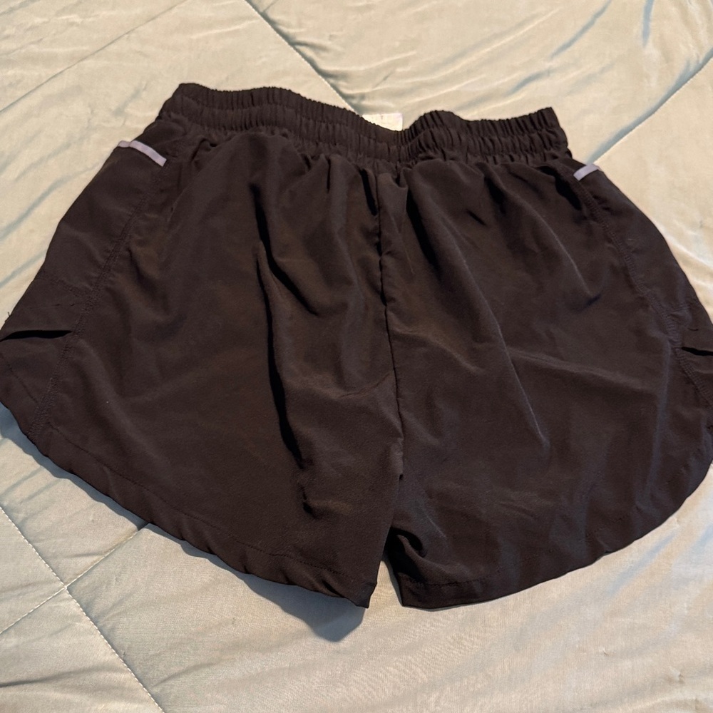 Women's Black Athletic Shorts - Picture 3 of 3